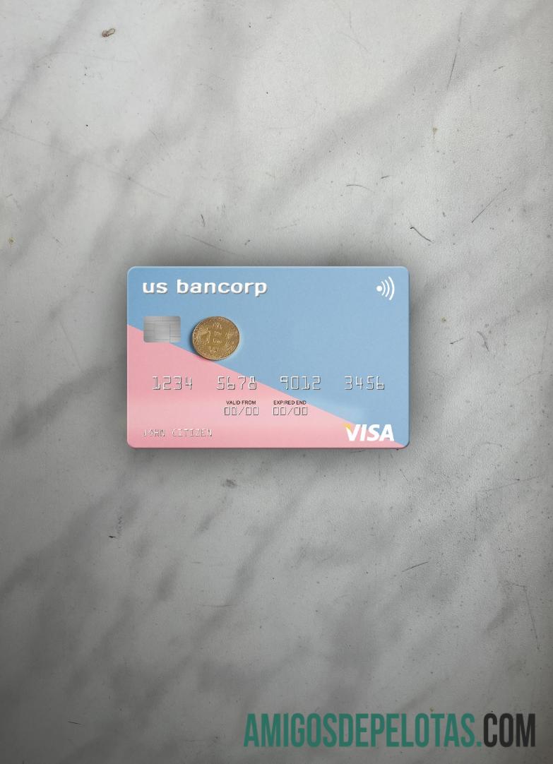 EUA EUA Bancorp Bank Visa Card Photolook Front exemplo